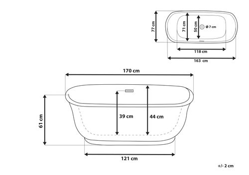 Wanna wolnostojąca czerwona TESORO na Arena.pl