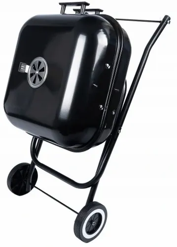 GRILL Węglowy na brykiet Ogrodowy PRZENOŚNY turystyczny WÓZEK POKRYWA na Arena.pl