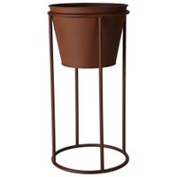 Osłonka na doniczkę na stojaku metalowa 44 cm