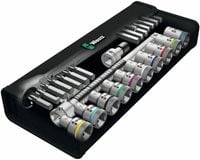 zestaw kluczy i bitów+grzechotka zyklop metal 1/2''28 części