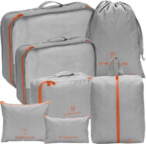 7 X ORGANIZER PODRÓŻNY DO WALIZKI TORBY ZESTAW ETUI NA UBRANIA BUTY TORBA na Arena.pl