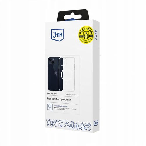 Etui plecki cover z MagSafe na tył Apple iPhone 14 Plus - 3mk Clear MagCase na Arena.pl