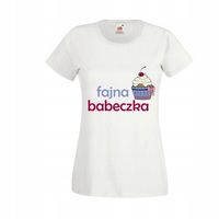 PREZENT KOSZULKA z nadrukiem dla Fajnej babeczki