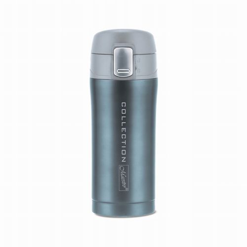 TERMOS KUBEK TERMICZNY BIDON STALOWY 320 ml BLUE na Arena.pl
