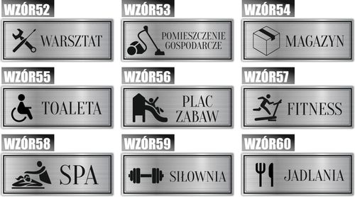 Tabliczka piktogram Grawerowana Informacyjna na Arena.pl