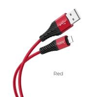 Kabel USB A do Lightning Hoco 2,4A 1 m X38 czerwony