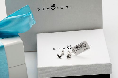 Srebrne kolczyki Staviori na Arena.pl