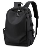 PLECAK NA LAPTOPA USB PODRÓŻNY MIEJSKI WODOODPORNY CZARNY