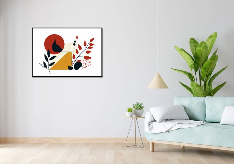 Plakat 100x70cm Ogień i Flora zdjęcie 4