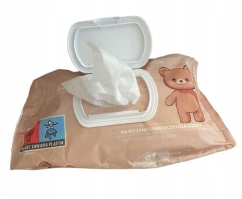 CHUSTECZKI NAWILŻANE WODĄ 98% Z KLIPSEM 10 x 80SZT na Arena.pl