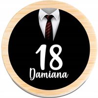 OTWIERACZ DREWNIANY magnes personalizacja PODZIĘKOWANIE DLA GOŚCI URODZINY