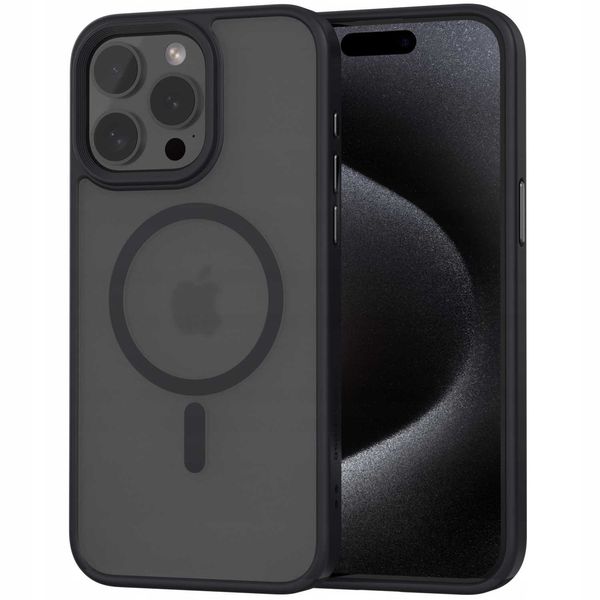 Spacecase Hybrid Mag Iphone 15 Pro Max Black zdjęcie 5