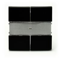 Efapel Logus90 klawisz do 4-krotnego przycisku sensorowego niskonapięciowego czarny 90600 TPM