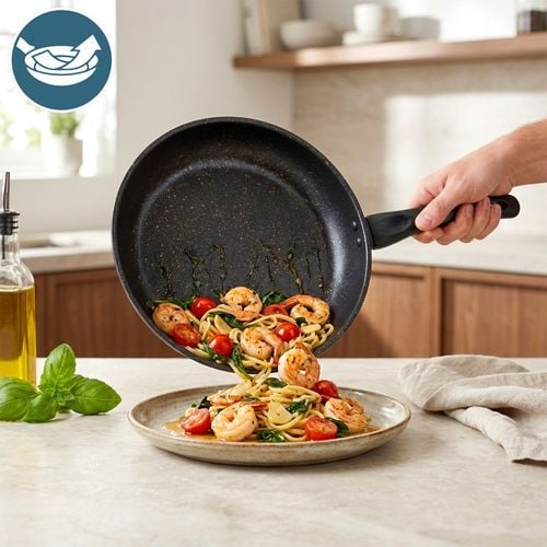 Patelnia granitowa BASIC LINE 28 cm na Arena.pl