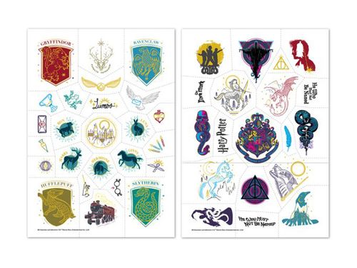 Zestaw Tymczasowych Tatuaży Dla Dzieci Z Motywem Harry Potter 200505 na Arena.pl