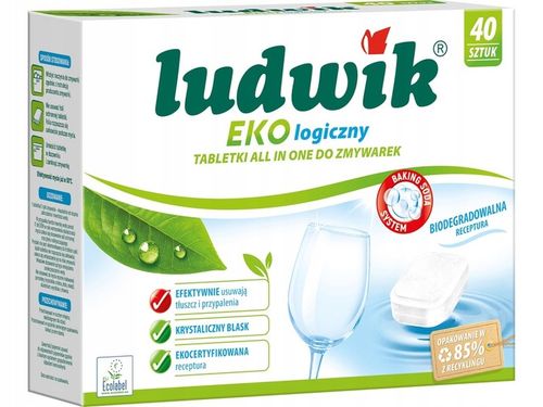 Tabletki do zmywarek LUDWIK All In One Ekologiczne 40 szt. na Arena.pl