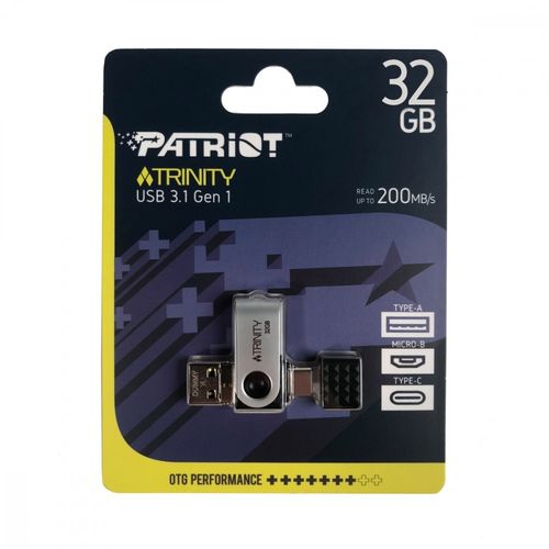 Patriot TRINITY 32GB (3 in 1) 3.1 TYPE A/TYPE C/MICRO B na Arena.pl
