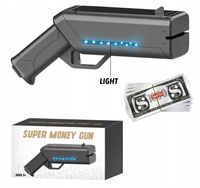 Pistolet Na Banknoty Wyrzutnia Pieniedzy Z Banknotami Efekty Świetlne