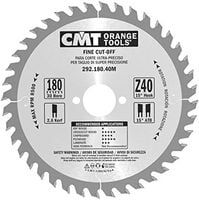 CMT TARCZA DO CIĘCIA POPRZECZNEGO DREWNA LAMINATU180X30MM 40Z 292.180.40M