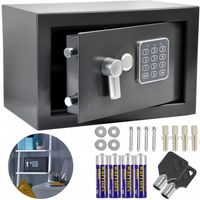 SEJF ELEKTRONICZNY DOMOWY NA KOD SZYFR MEBLOWY KASA PANCERNA + 2 KLUCZE 6kg