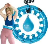 DrFit oryginalne hula hop z obciążeniem fitness ujędrniające odchudzające