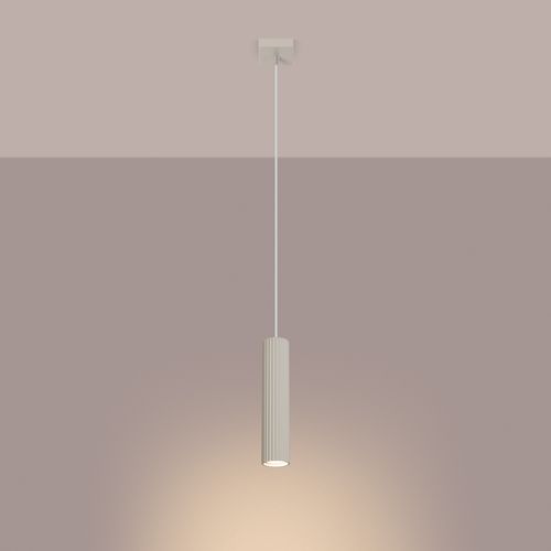 Lampa wisząca KARBON 1 beżowy na Arena.pl