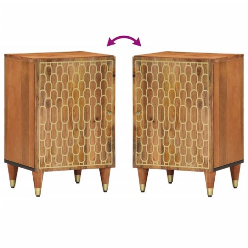 Szafka łazienkowa, 38x33x58 cm, lite drewno mango na Arena.pl