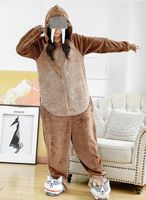 MORS FOKA ONESIE KOMBINEZON BRĄZOWY KIGURUMI M