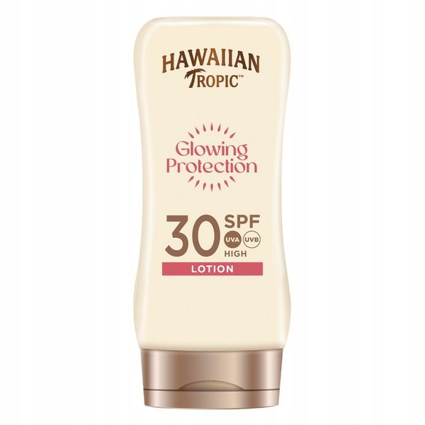 Hawaiian Tropic Glowing Protection do opalania SPF 30 zdjęcie 1