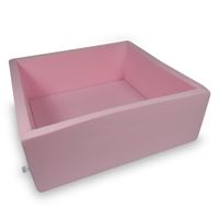 Suchy basen 110x110x40cm pudrowy róż bez piłek
