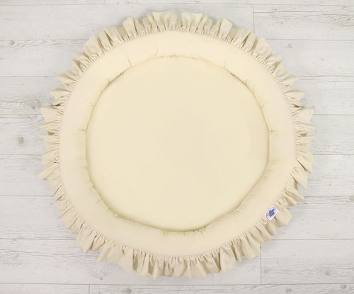 Gniazdko z falbanką - kremowy na Arena.pl