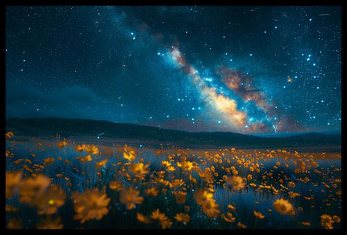 Plakat 60x40cm Nocne Niebiosa na Arena.pl