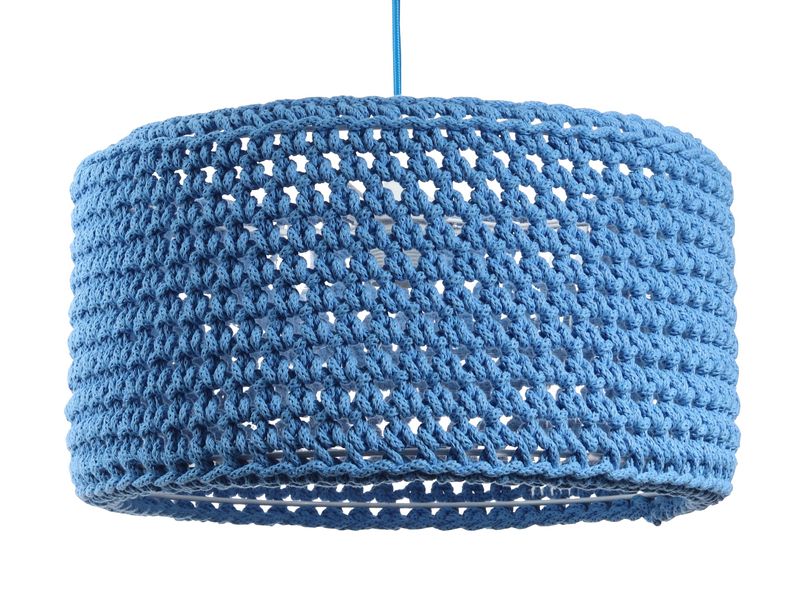 Lampa wisząca COTTON 40 niebieska zdjęcie 1