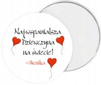 LUSTERECZKO prezent dla DZIEWCZYNY PERSONALIZOWANE dużo worów