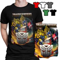 KOSZULKA T-SHIRT MĘSKI WZORY DO WYBORU - TRANSFORMERS AUTA FILMY - XS