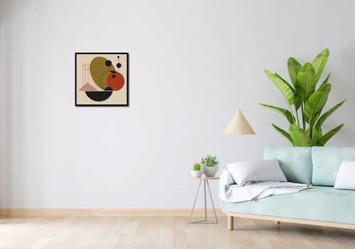 Plakat 50x50cm Geometryczny Balans na Arena.pl