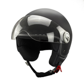 Kask na skuter motocyklowy otwarty BB 592 M czarny