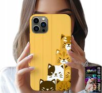 ETUI DO IPHONE 13 PRO MAX - LOVE CAT, WZORY Z KOTAMI, CASE + SZKŁO