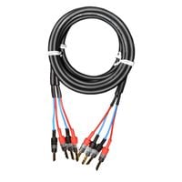 2X KLOTZ KABEL GŁOŚNIKOWY CENTRALNA OFC 2x2,5mm2 BANAN 3,5m 1szt.