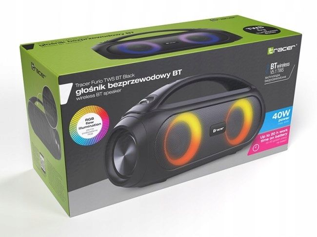 Głośnik Tracer Furio TWS BLUETOOTH BLACK zdjęcie 13