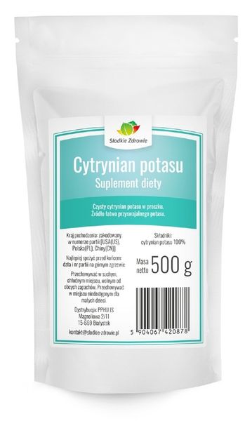 POTAS czysty CYTRYNIAN POTASU w proszku 500g zdjęcie 1