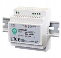 Zasilacz Impulsowy 12V 60W 5A NA SZYNĘ DIN POS