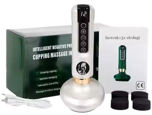 Bańka Chińska Bezprzewodowy masażer antycellulitowy Do masażu ciała Mocny na Arena.pl