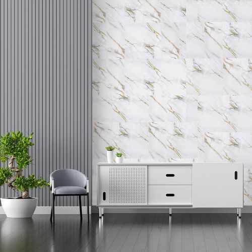 x10 PANELE ŚCIENNE SAMOPRZYLEPNE MARMUR PCV LAMINAT POŁYSK 3D Płytki 30x60 na Arena.pl