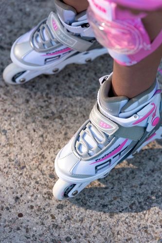 Rolki Wrotki 3w1 Regulowane RAVEN Profession White/Pink 35-39 na Arena.pl