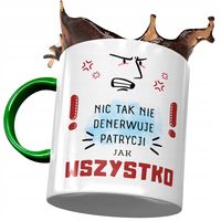Kubek Zielony Dla Patrycji Koleżanki Żony Prezent Z Nadrukiem Ze Zdjęciem