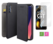 Etui z klapką do REALME GT MASTER 5G case smart magnet + szkło na ekran 9H