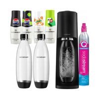 2X Saturator SODASTREAM TERRA 2 Butelki Pepsi Max, 7UP FREE, Mirinda BEZ CU