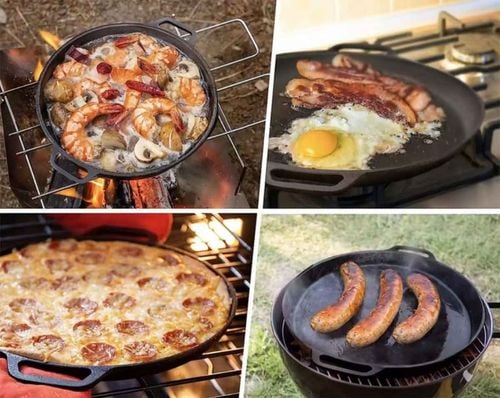 patelnia żeliwna talerz do pizzy hage 30cm indukcja na Arena.pl