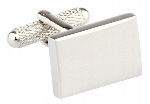 Spinki do mankietów prostokątne TWÓJ TEKST GRAFIKA na Arena.pl